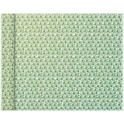 Clairefontaine Excellia Tiny Rolls - Papier cadeau fleurs vertes - 35 cm x 5 m - 80 g/m²