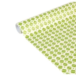 Clairefontaine Excellia Tiny Rolls - Papier cadeau carrés verts - 35 cm x 5 m - 80 g/m²