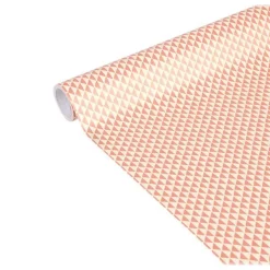 Clairefontaine Excellia Tiny Rolls - Papier cadeau - 35 cm x 5 m - 80 g/m² - triangles rose