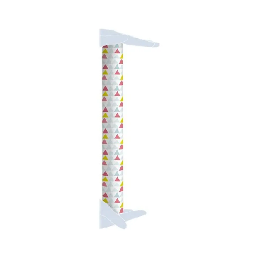 Clairefontaine Excellia Tiny Rolls - Papier cadeau triangles - 35 cm x 5 m - 80 g/m²