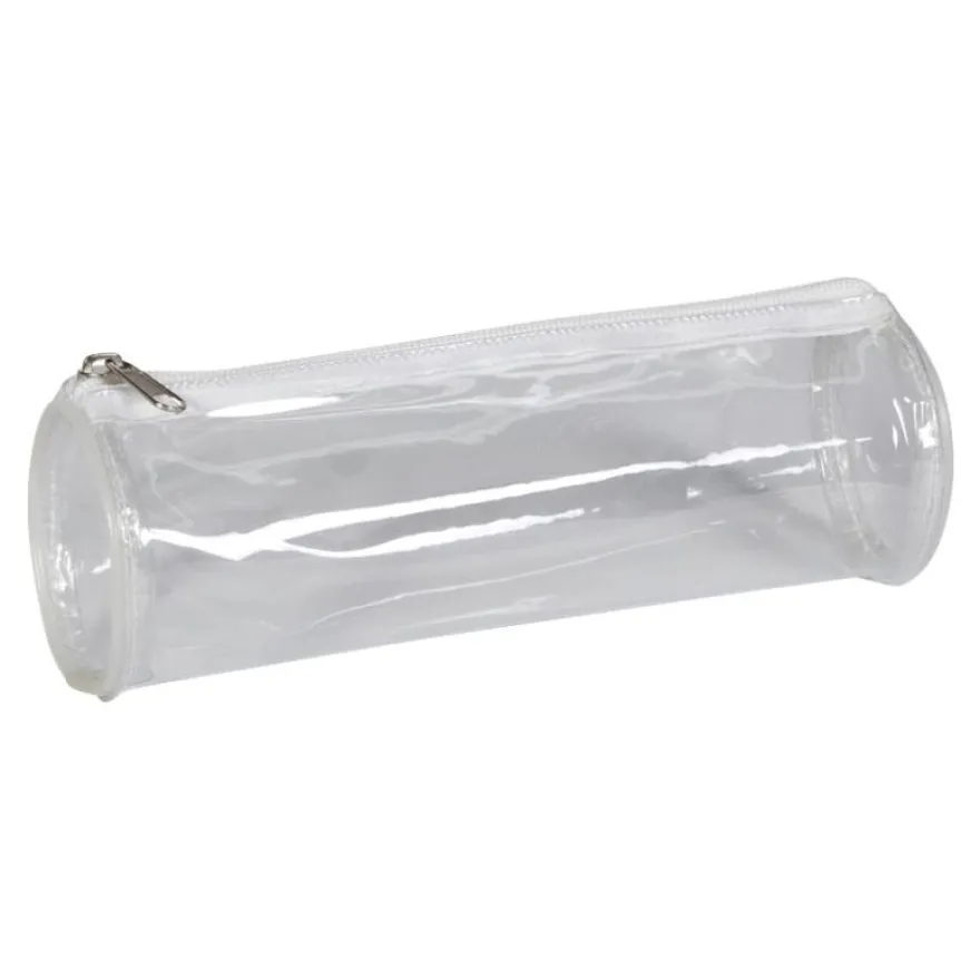 Clairefontaine Fantasy - Trousse ronde transparente - spécial examen