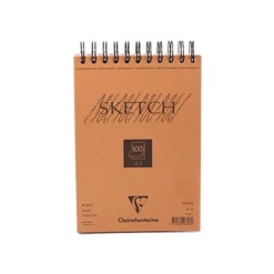 Clairefontaine Fine Arts - Bloc dessin croquis - 100 feuilles - A5 - 90 gr - blanc