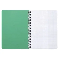 Clairefontaine Forever - Cahier à spirale A5 - 120 pages - petits carreaux (5x5 mm)