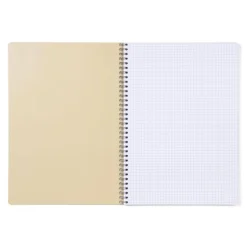 Clairefontaine Forever - Cahier à spirale A4 (21x29,7 cm) - 120 pages - petits carreaux (5x5 mm)