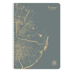 Clairefontaine Forever - Cahier à spirale A4 (21x29,7 cm) - 120 pages - petits carreaux (5x5 mm)