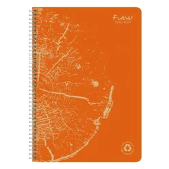 Clairefontaine Forever - Cahier à spirale A4 (21x29,7 cm) - 120 pages - petits carreaux (5x5 mm)