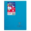Clairefontaine Koverbook - Bloc de cours agrafé A4+ - 160 pages détachables perforées - petits carreaux (5x5 mm) - disponible dans différentes couleurs