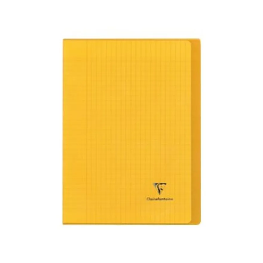 Clairefontaine Koverbook - Cahier polypro 24 x 32 cm - 96 pages - petits carreaux (5x5 mm) - disponible dans différentes couleurs