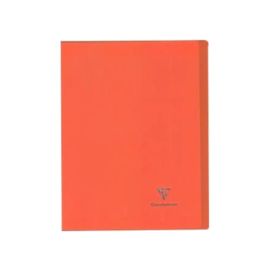 Clairefontaine Koverbook - Cahier polypro 24 x 32 cm - 96 pages - petits carreaux (5x5 mm) - disponible dans différentes couleurs
