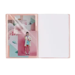 Clairefontaine Koverbook Blush - Cahier polypro 17 x 22 cm - 96 pages - grands carreaux (Seyes) - disponible dans différentes couleurs pastels