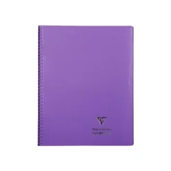 Clairefontaine Koverbook - Cahier à spirale polypro 24 x 32 cm - 160 pages - petits carreaux (5x5 mm) - disponible dans différentes couleurs
