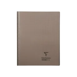 Clairefontaine Koverbook - Cahier à spirale polypro 24 x 32 cm - 160 pages - petits carreaux (5x5 mm) - disponible dans différentes couleurs