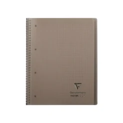 Clairefontaine Koverbook - Cahier à spirale polypro A4+ (22,5 x 29,7 cm) - 160 pages - petits carreaux (5x5 mm) - disponible dans différentes couleurs