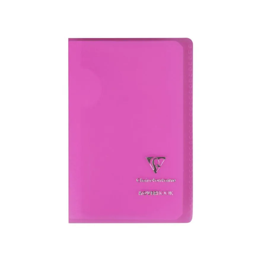 Clairefontaine Koverbook - Carnet polypro 9 x 14 cm - 96 pages - petits carreaux (5x5 mm) - disponible dans différentes couleurs