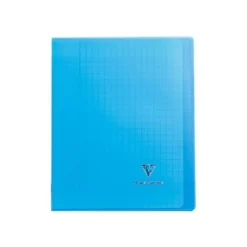Clairefontaine Koverbook - Cahier polypro 17 x 22 cm - 48 pages - grands carreaux (Seyes) - disponible dans différentes couleurs