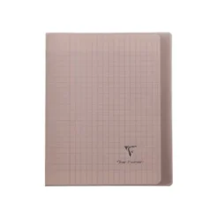 Clairefontaine Koverbook - Cahier polypro 17 x 22 cm - 48 pages - grands carreaux (Seyes) - disponible dans différentes couleurs
