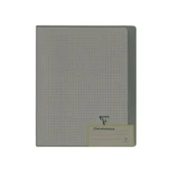 Clairefontaine Koverbook - Cahier polypro 17 x 22 cm - 96 pages - petits carreaux (5x5 mm) - disponible dans différentes couleurs