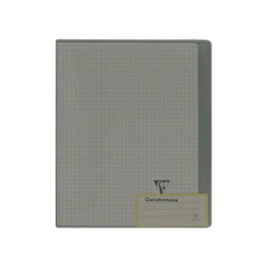 Clairefontaine Koverbook - Cahier polypro 17 x 22 cm - 96 pages - petits carreaux (5x5 mm) - disponible dans différentes couleurs