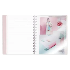 Clairefontaine Koverbook - Cahier polypro A5 - 160 pages - petits carreaux (5x5 mm) - disponible dans différentes couleurs pastels