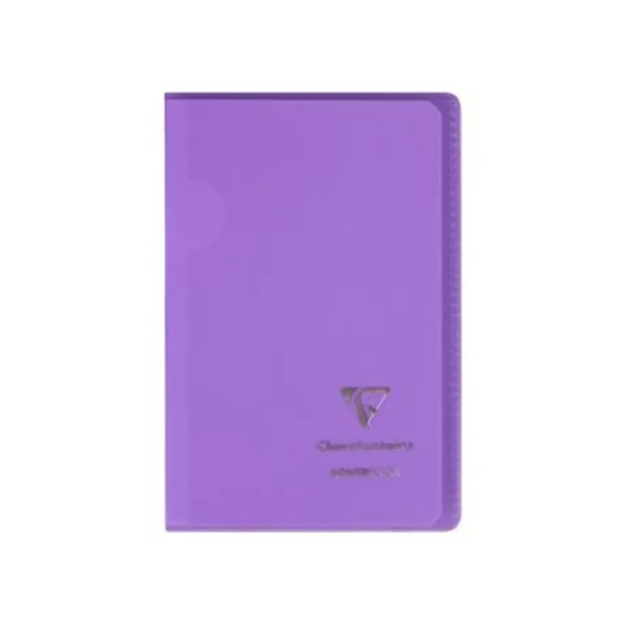Clairefontaine Koverbook - Carnet polypro 11 x 17 cm - 96 pages - petits carreaux (5x5 mm) - disponible dans différentes couleurs