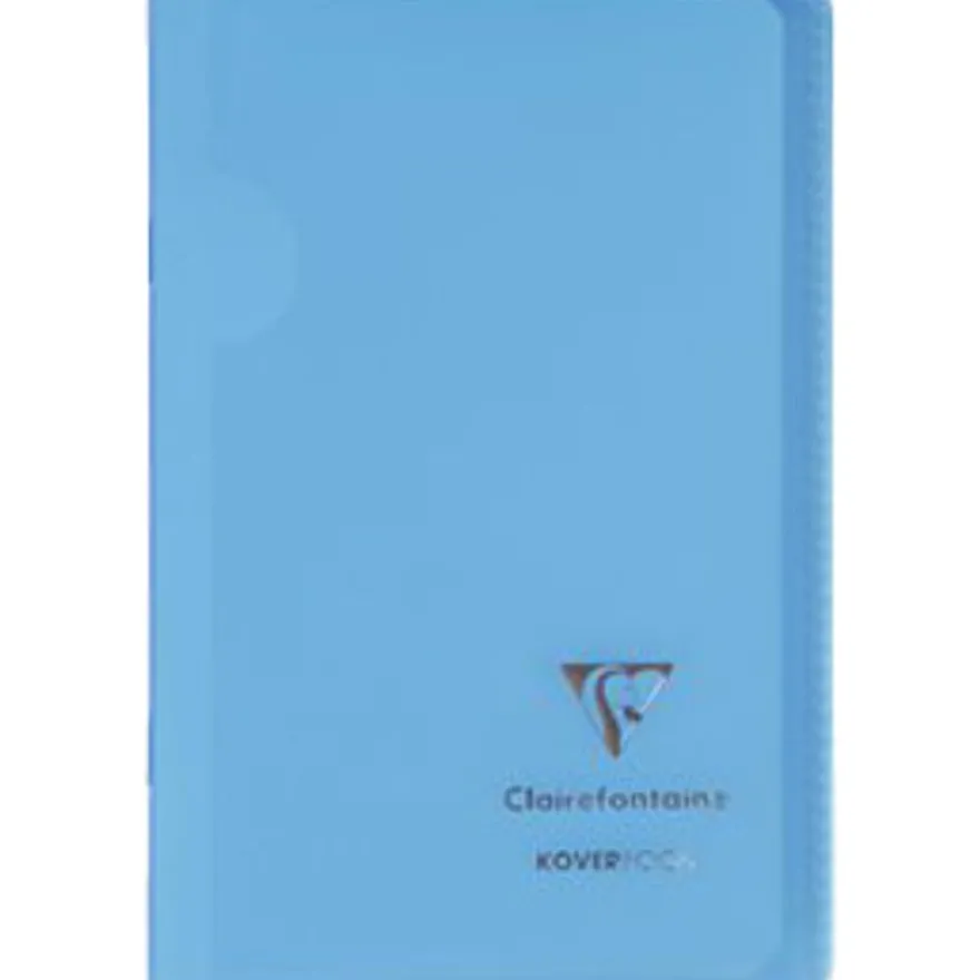 Clairefontaine Koverbook - Carnet polypro 11 x 17 cm - 96 pages - petits carreaux (5x5 mm) - disponible dans différentes couleurs