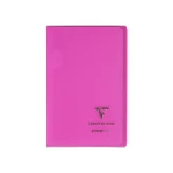 Clairefontaine Koverbook - Carnet polypro 11 x 17 cm - 96 pages - petits carreaux (5x5 mm) - disponible dans différentes couleurs