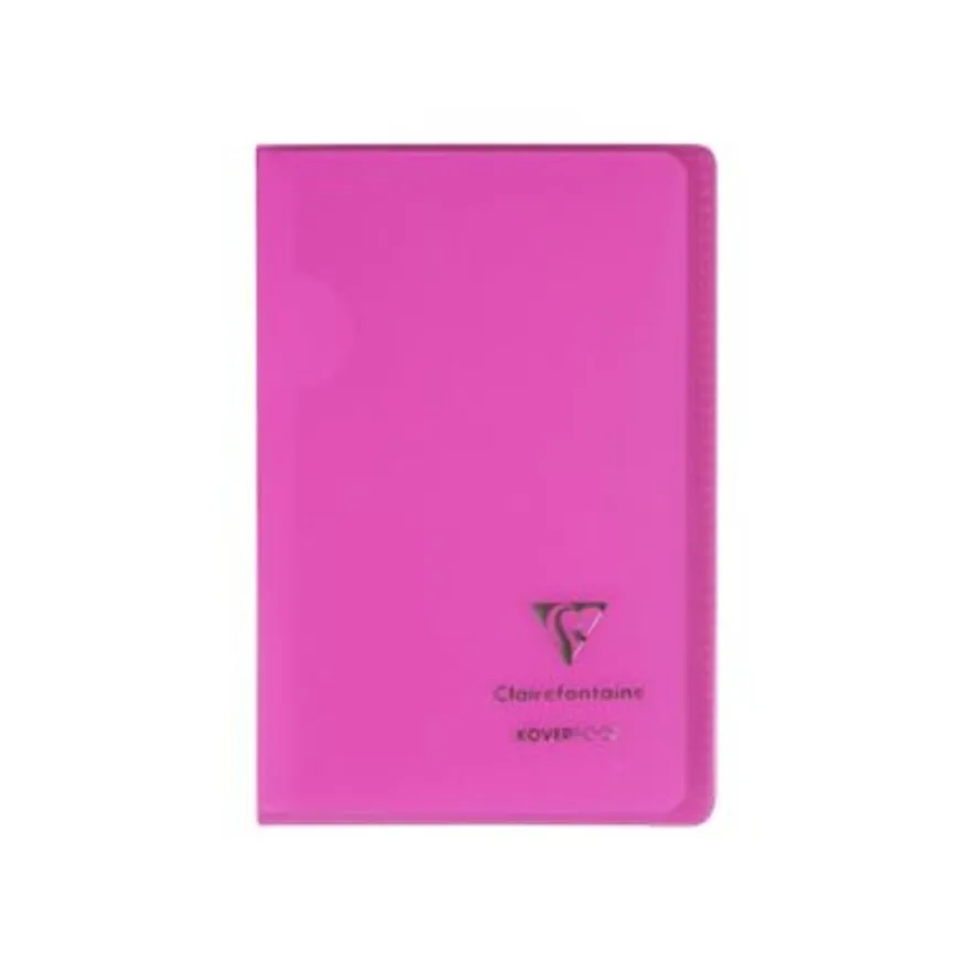 Clairefontaine Koverbook - Carnet polypro 11 x 17 cm - 96 pages - petits carreaux (5x5 mm) - disponible dans différentes couleurs