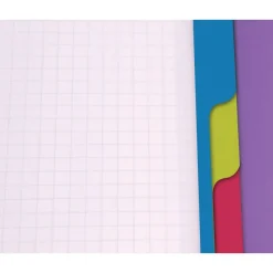 Clairefontaine Linicolor Evolutiv'Book - Cahier à spirale - A4 (21x29,7 cm) - 240 pages - petits carreaux (5x5 mm) avec marge