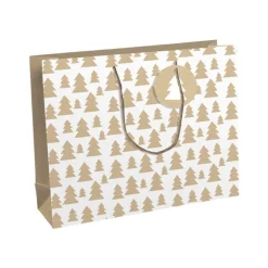 Clairefontaine Lovely Home Green - Sac cadeau blanc - 37,3 cm x 11,8 cm x 27,5 cm