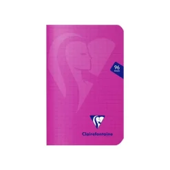 Clairefontaine Mimesys - Carnet polypro 9 x 14 cm - 96 pages - petits carreaux (5x5 mm) - disponible dans différentes couleurs