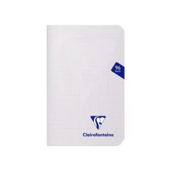 Clairefontaine Mimesys - Carnet polypro 9 x 14 cm - 96 pages - petits carreaux (5x5 mm) - disponible dans différentes couleurs