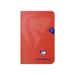 Clairefontaine Mimesys - Carnet polypro 9 x 14 cm - 96 pages - petits carreaux (5x5 mm) - disponible dans différentes couleurs