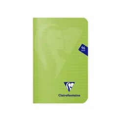 Clairefontaine Mimesys - Carnet polypro 9 x 14 cm - 96 pages - petits carreaux (5x5 mm) - disponible dans différentes couleurs