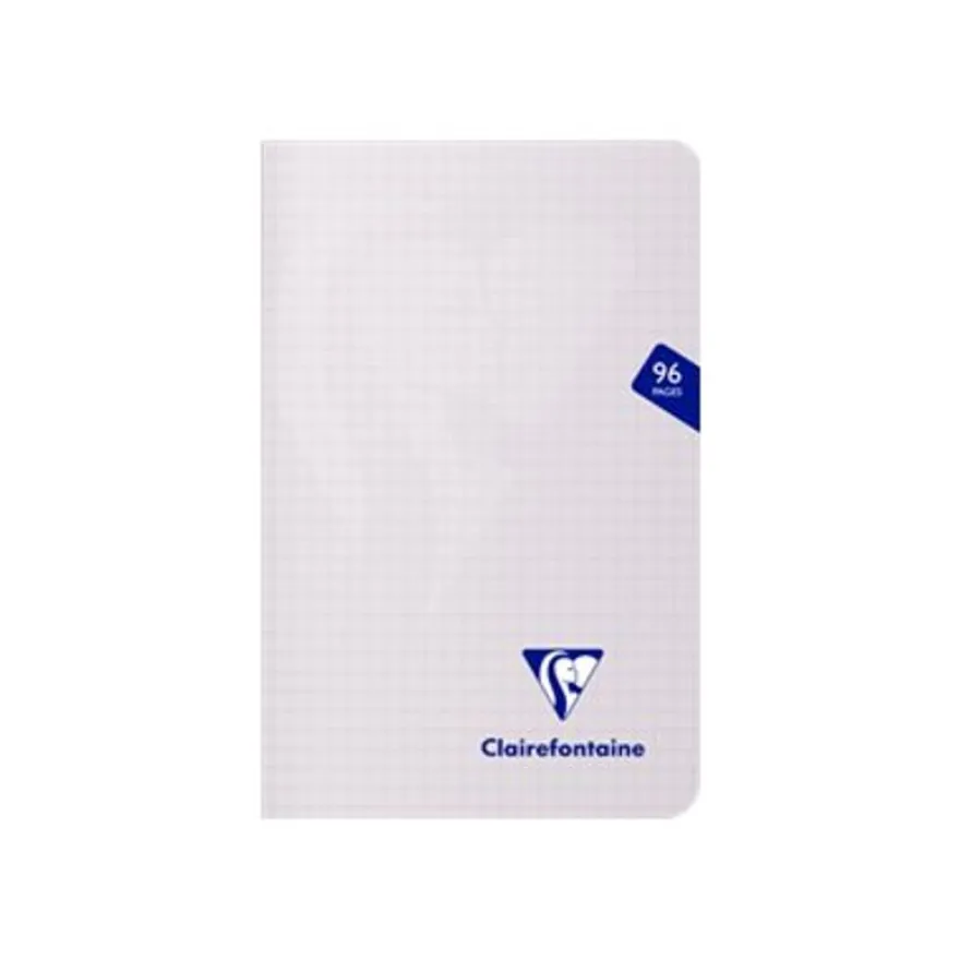 Clairefontaine Mimesys - Carnet polypro 11 x 17 cm - 96 pages - petits carreaux (5x5 mm) - disponible dans différentes couleurs