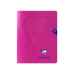 Clairefontaine Mimesys - Cahier polypro 17 x 22 cm - 96 pages - grands carreaux (Seyes) - disponible dans différentes couleurs