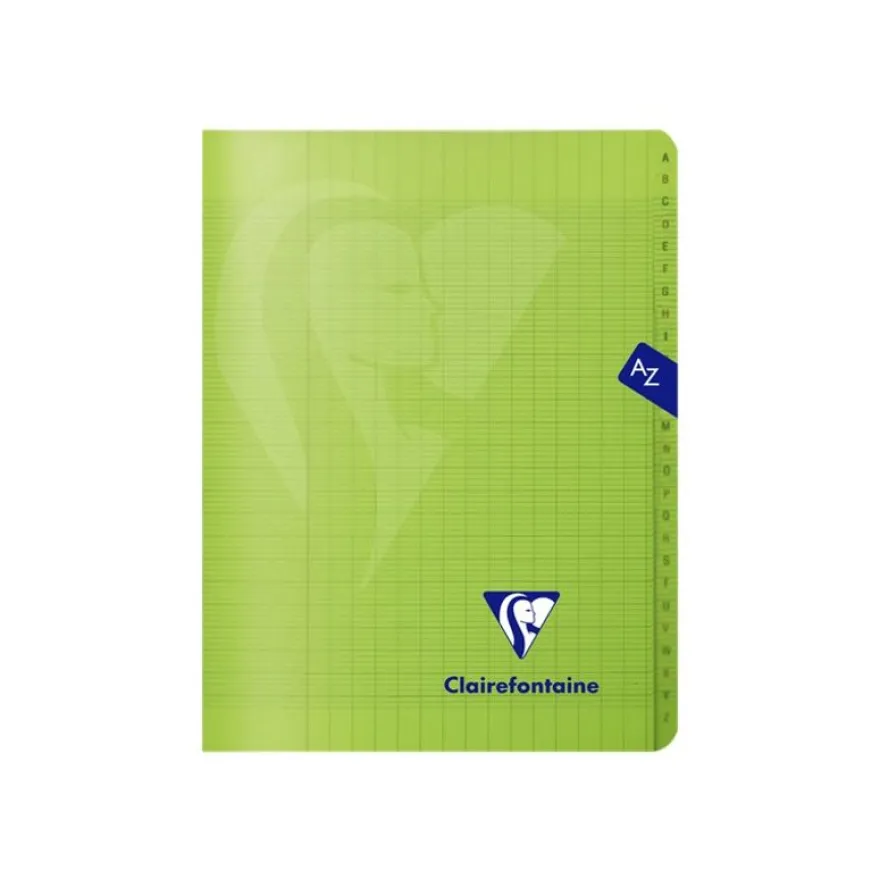 Clairefontaine Mimesys - Répertoire 17 x 22 cm - 96 pages - grands carreaux (Seyes) - disponible dans différentes couleurs