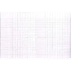 Clairefontaine Mimesys Pastel - Cahier polypro 24 x 32 cm - 96 pages - grands carreaux (Seyes) - disponible dans différentes couleurs