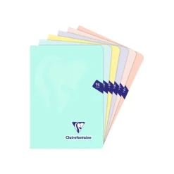 Clairefontaine Mimesys Pastel - Cahier polypro 14,8 x 21 cm - 96 pages - Petits carreaux (5x5 mm) - Disponible dans différentes couleurs