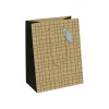 Clairefontaine Minimalist Medium - Sac cadeau kraft noir - 21,5 cm x 10,2 cm x 25,3 cm