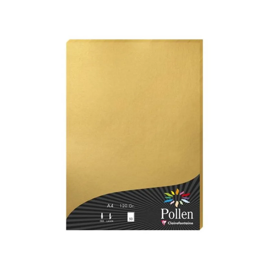 Clairefontaine Pollen - papier coloré - 50 feuille(s) - A4 - 120 g/m²
