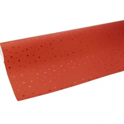 Clairefontaine Premium - Papier cadeau - 70 cm x 50 m - 80 g/m² - motif cœurs rouges