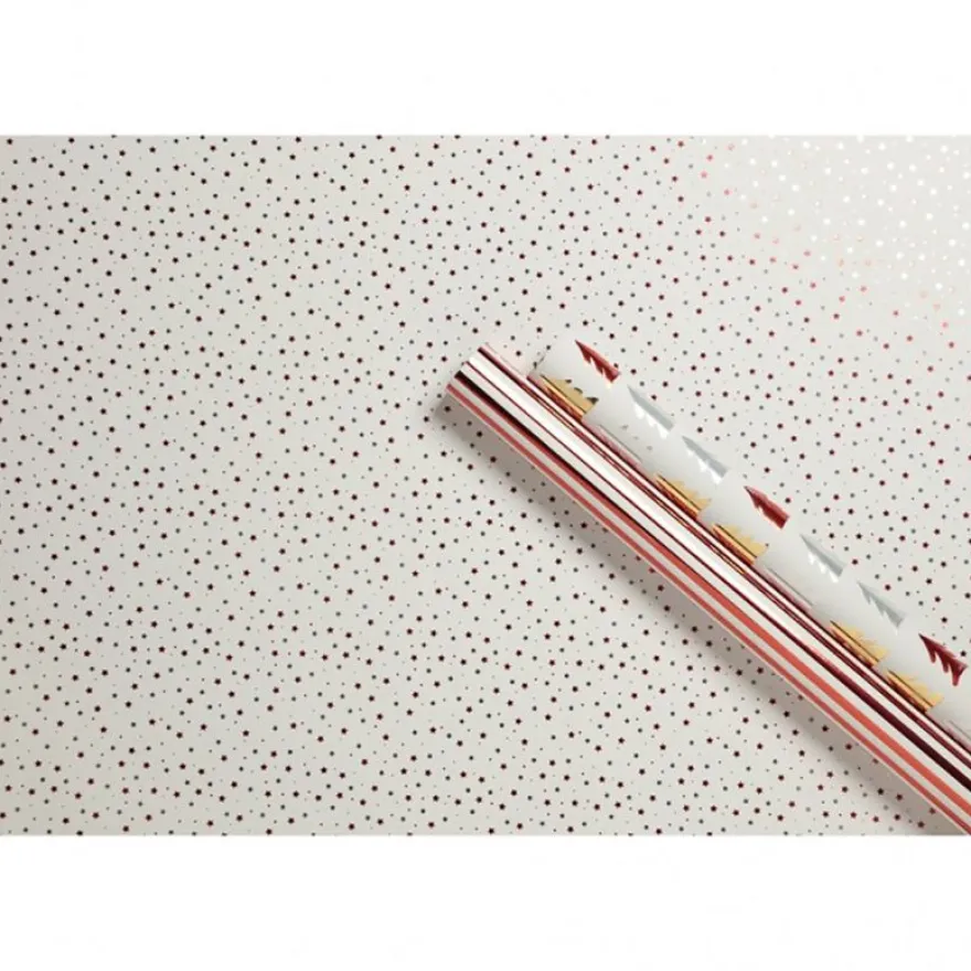 Clairefontaine Premium - Papier cadeau - 70 cm x 2 m - 80 g/m² - différents motifs de Noël