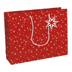 Clairefontaine Rhodia 72'S - Sac cadeau - shopper - 37.3 cm x 11.8 cm x 27.5 cm - cosy - rouge