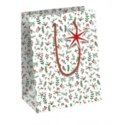 Clairefontaine Rhodia 72'S - Sac cadeau - moyen - 21.5 cm x 10.2 cm x 25.3 cm - cosy - blanc