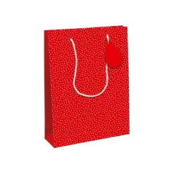 Clairefontaine Romance - Sac cadeau grand 26,5 x 14 x 33 cm - rouge