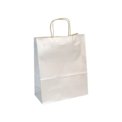 Clairefontaine The Basics - 25 Sacs cadeau kraft argent - 22 cm x 10 cm x 27 cm