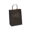 Clairefontaine The Basics - 25 Sacs cadeau kraft noir - 16 cm x 8 cm x 21 cm