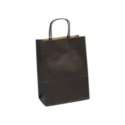 Clairefontaine The Basics - 25 Sacs cadeau kraft noir - 16 cm x 8 cm x 21 cm