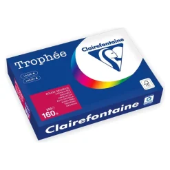 Clairefontaine Trophée - Papiers - rouge intense - A4 (210 x 297 mm) - 160 g/m² - Ramette de 250 feuilles