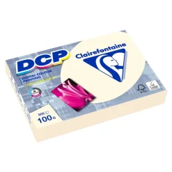 Clairefontaine Trophée - Papier couleur - A4 (210 x 297 mm) - 100 g/m² - Ramette de 500 feuilles - ivoire